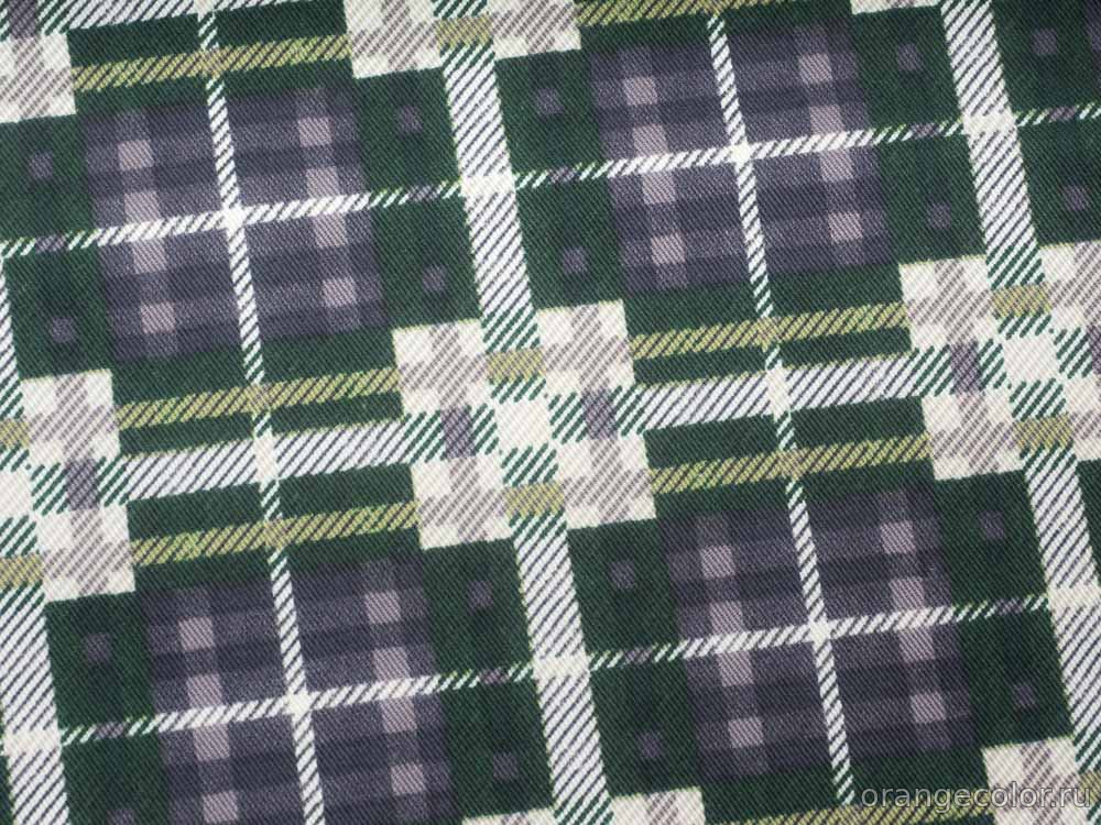 Плательный твил с бордюром 10078БП-02-1.4