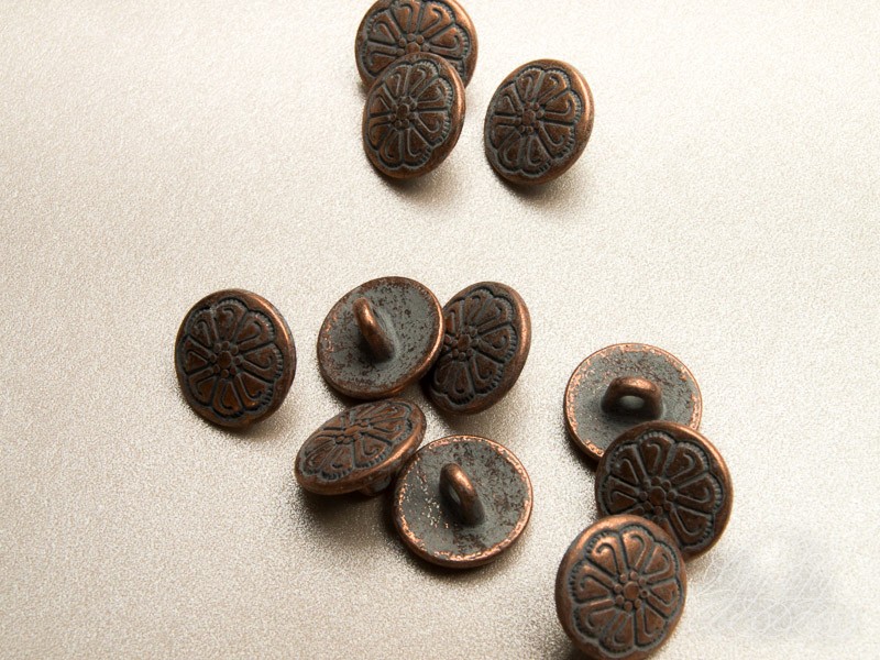 Кликните для увеличения изображения Пуговица с орнаментом ПУ1203-01-12