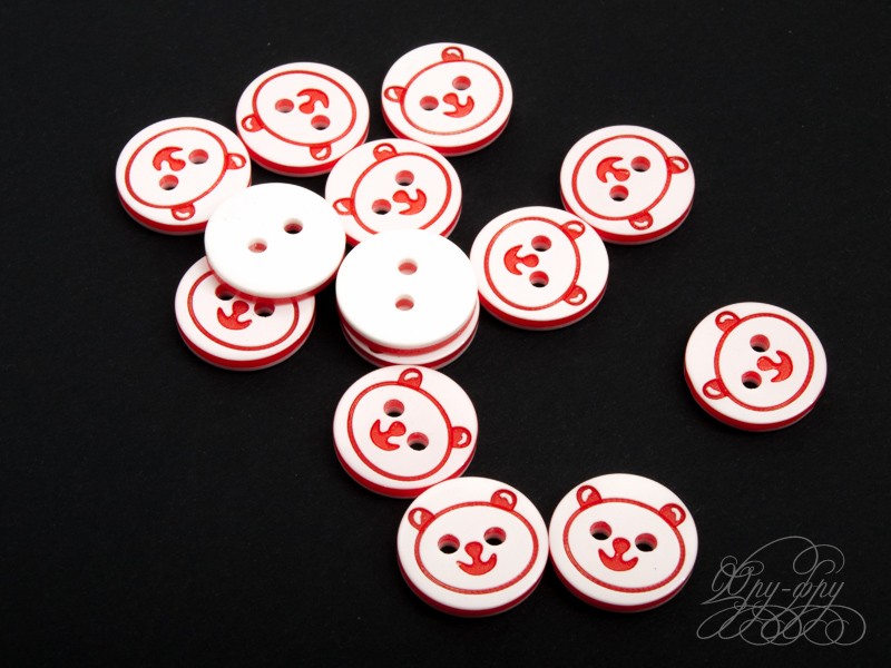 Кликните для увеличения изображения Пластиковая пуговица ПУ1219-02-14