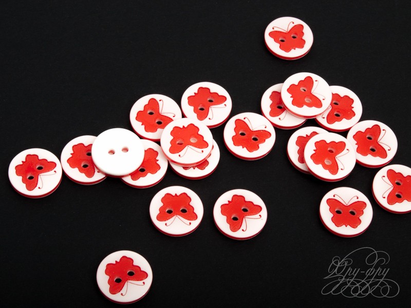 Кликните для увеличения изображения Пластиковая пуговица ПУ1219-08-14