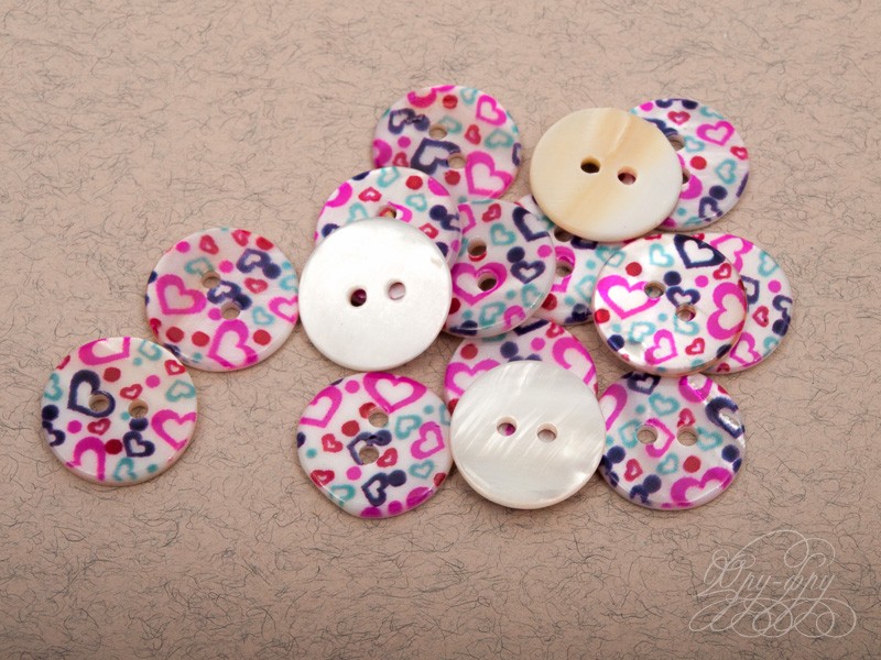 Перламутровая пуговица ПУ1221-01-15