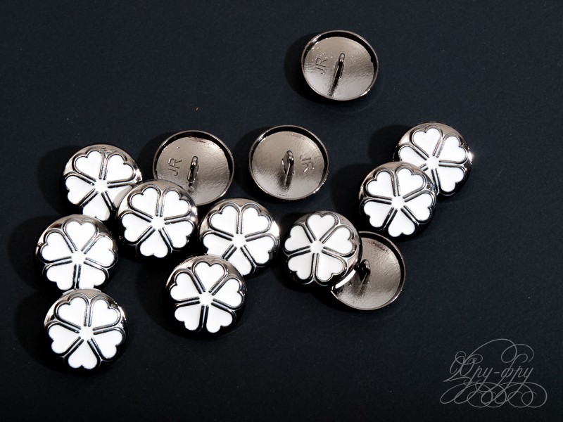 Кликните для увеличения изображения Металлическая пуговица ПУ1249-02-22