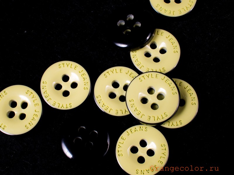 Кликните для увеличения изображения Пластиковая пуговица ПУ1306-01-13