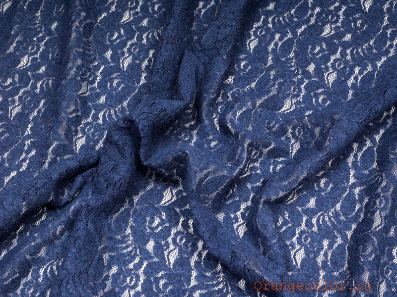 Кликните для увеличения изображения Темно-синее кружево 4754КР