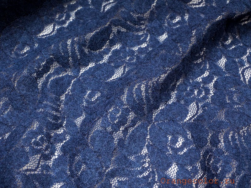 Кликните для увеличения изображения Темно-синее кружево 4754КР
