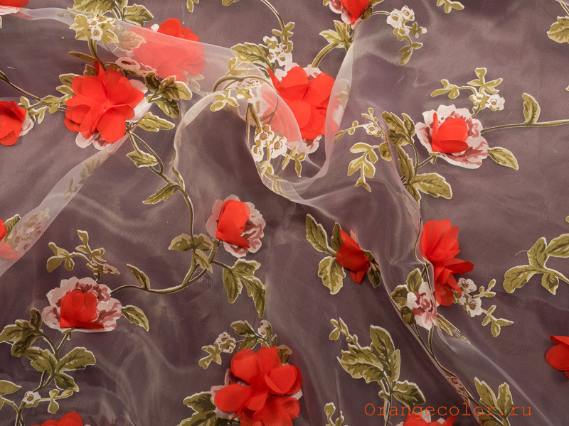 Кликните для увеличения изображения Воздушная органза 5387БП-01