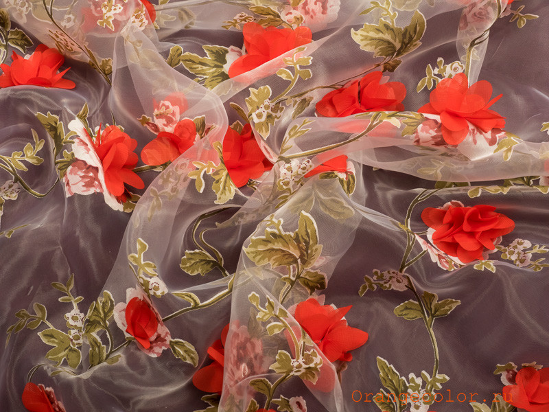 Кликните для увеличения изображения Воздушная органза 5387БП-01