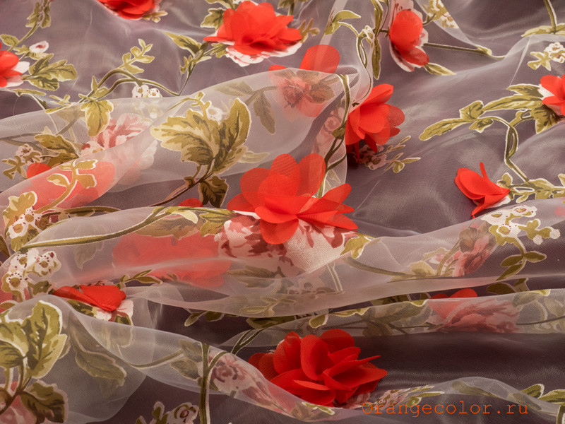 Кликните для увеличения изображения Воздушная органза 5387БП-01